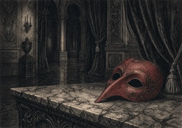 Cover of The Masque of the Red Death by Edgar Allan Poe