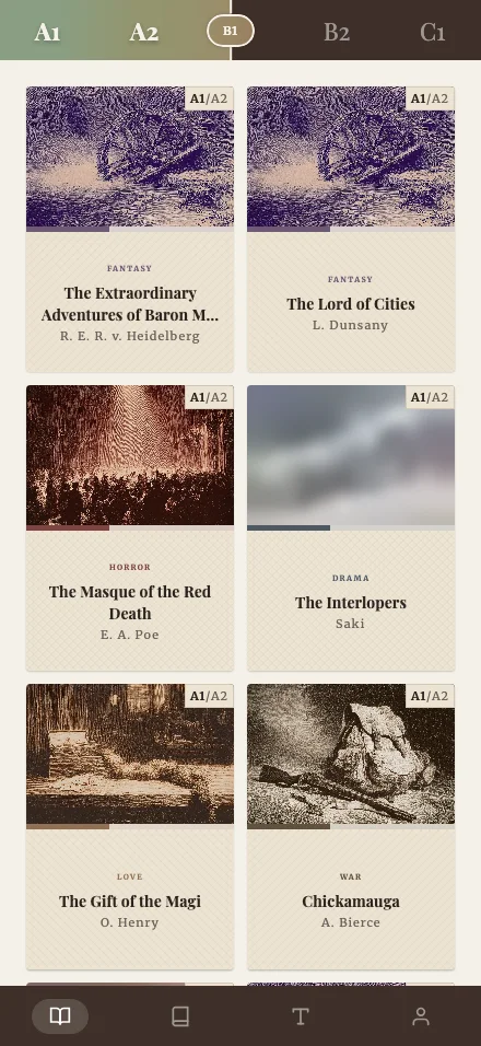 My stories library